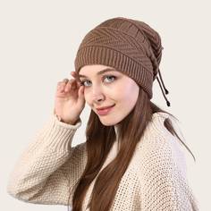 1шт шапка двойного назначения на кулиске Shein