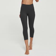 с карманами Одноцветный Спортивные леггинсы Shein