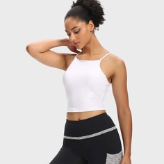 Одноцветный Спортивные бюстгальтеры Shein