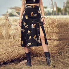 узел Животный Элегантный Юбки Shein