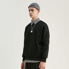 Мужской однотонный свитшот Shein