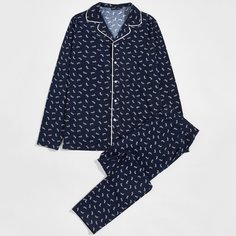 Мужская пижама с принтом Shein