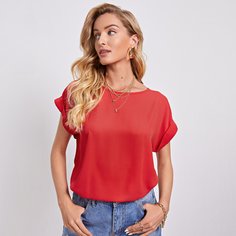 Однотонный топ Shein