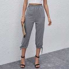 узел Клетка Повседневный Брюки Shein