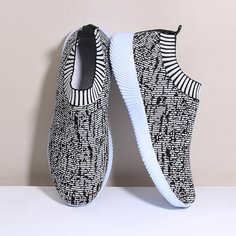 Вязаные кроссовки без шнуровки Shein