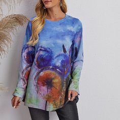 Графический Повседневный Футболки Shein