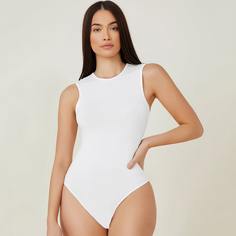 Однотонное боди Shein