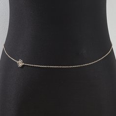 Цепочка на талию с цветком Shein