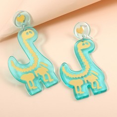 Серьги-подвески с динозавром Shein