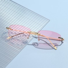 Квадратные солнцезащитные очки без оправы Shein