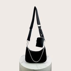 Минималистская сумка через плечо с кошельком Shein