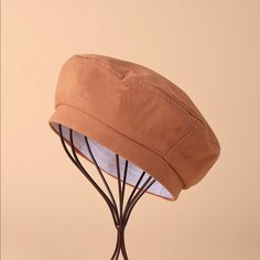 Однотонный берет Shein