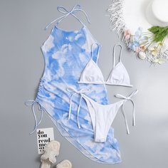 3 пакета бикини и накидка Shein