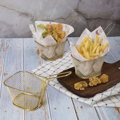 1шт металлическая корзина для слива масла Shein