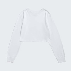 Короткий пуловер с круглым воротником Shein