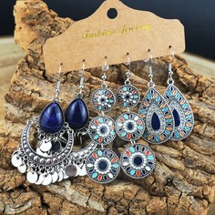 3 пары серьги-подвески Shein