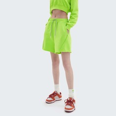 Неоновые зеленые шорты на кулиске Shein