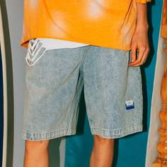 Мужские джинсовые шорты-бермуды Shein