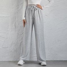 на кулиске Одноцветный Спортивный Брюки Shein