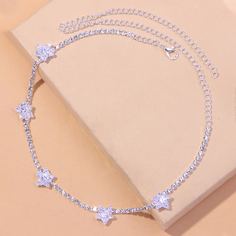 Ожерелье со звездой и стразами Shein