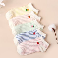 Носки в полоску 5 пар Shein