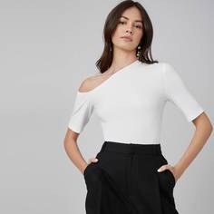 Асимметричный топ из вискозы Shein