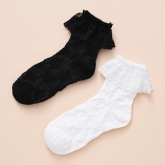 Со цветочками Носки Shein