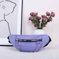 Холщовая поясная сумка с цепочкой Shein