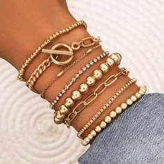 8шт горный хрусталь выгравированы браслет Shein