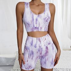тай дай Спортивный комплектный костюм Shein
