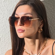 Солнцезащитные очки со стразами Shein