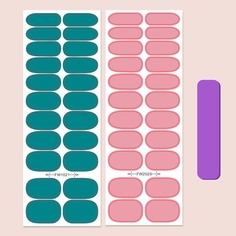 2 листа наклейка для ногтей и 1шт пилочка для ногтей Shein