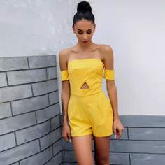 Комбинезон с открытыми плечами Shein