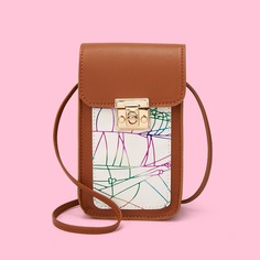 Сумка на цепочке с принтом Shein