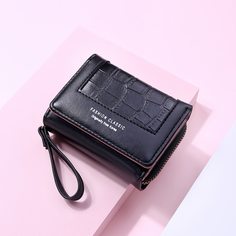 Складной кошелек с крокодиловым узором Shein