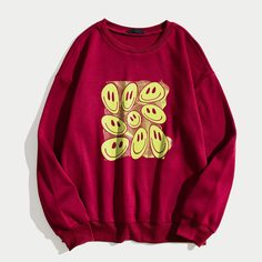 Свитшот оверсайз с мультипликационным рисунком Shein