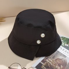 Шляпа с искусственным жемчугом Shein