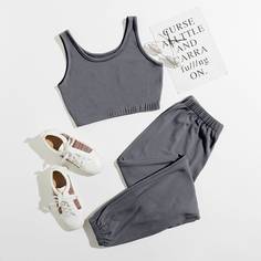 Однотонная домашняя одежда Shein