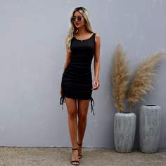 Облегающее платье на кулиске Shein