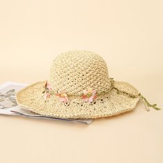 Шляпа от солнца с цветком Shein
