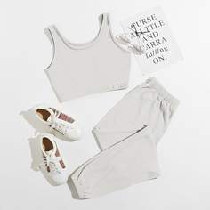 Однотонная домашняя одежда Shein