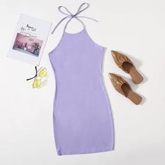 Однотонное платье Shein