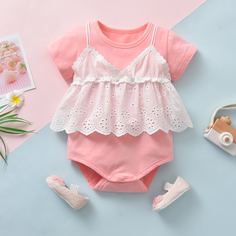 Боди и майка для девочек Shein