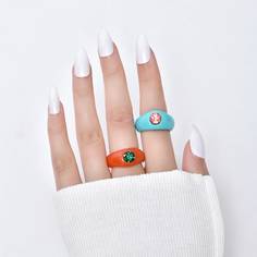 со стразами Кольца Shein