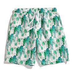 на кулиске Объект Институтский Мужские шорты Shein