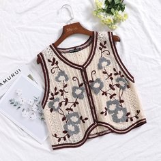 Кардиган с цветочным рисунком и пуговицами Shein
