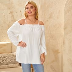 Одноцветный Накидки размер плюс Shein