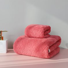 2шт полотенце для лица и банное полотенце Shein