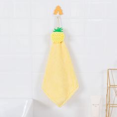 1шт полотенце для рук с ананасом Shein