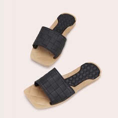 Плетеная шлепанцы Shein